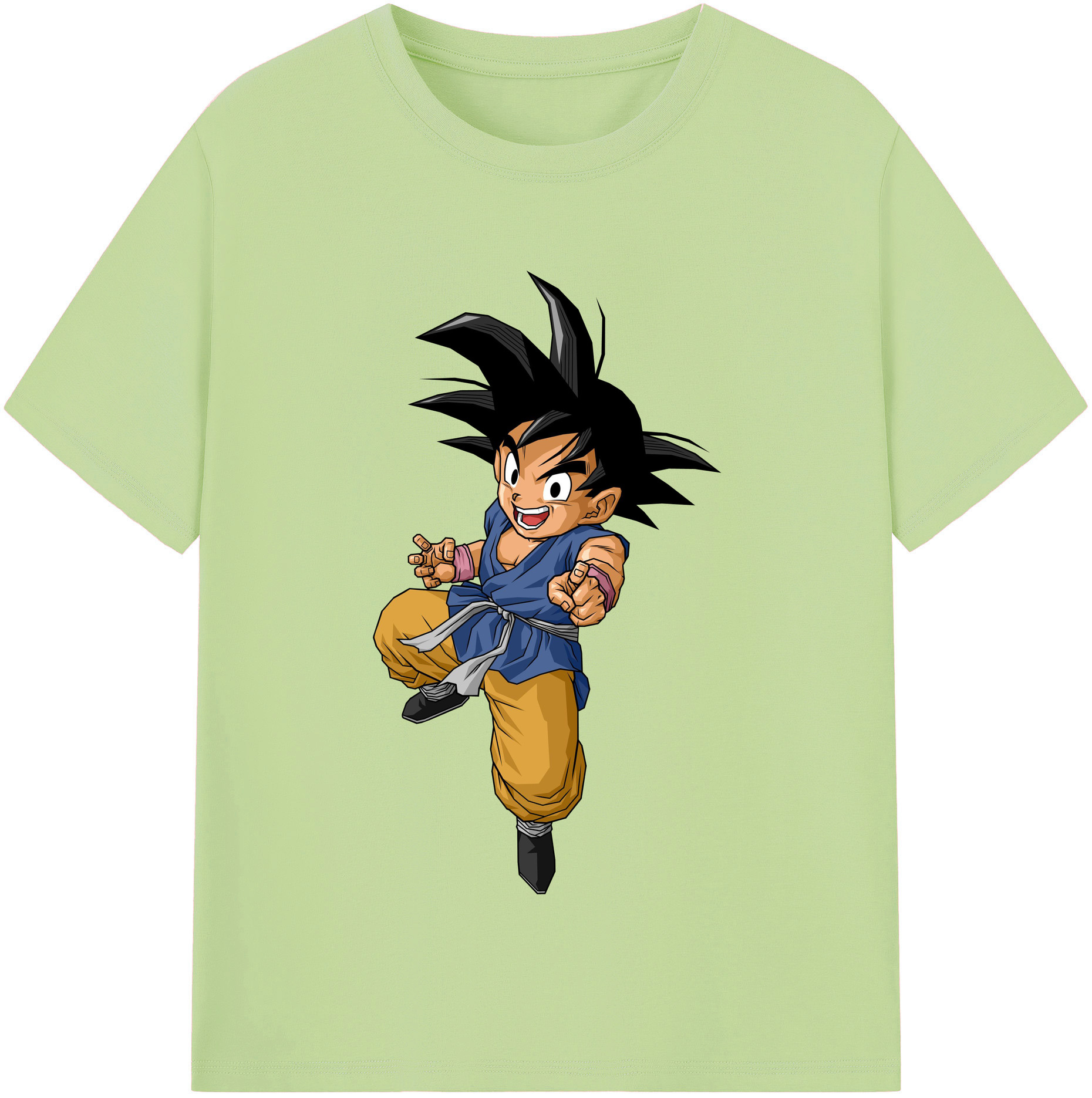 （画像用） ドラゴンボール 孫悟空（そん ごくう）Son Goku カカロット DRAGON BALL Kakarotto 綿100％半袖Tシャツ（フロントプリント）